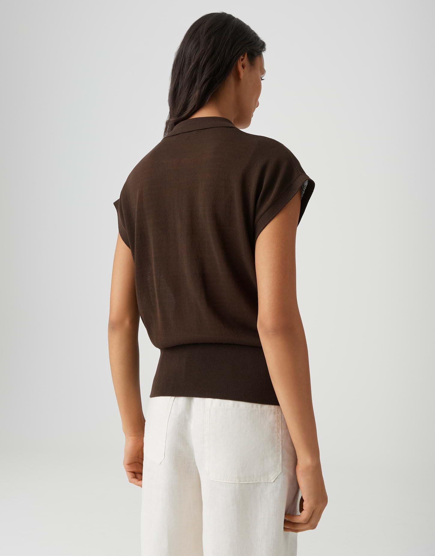 OPUS Damen Pullover | Feinstrickpullover POSARA Regular mit Polokragen