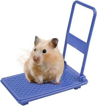 Hamster Toy Interactive Cart Bed with Wheels