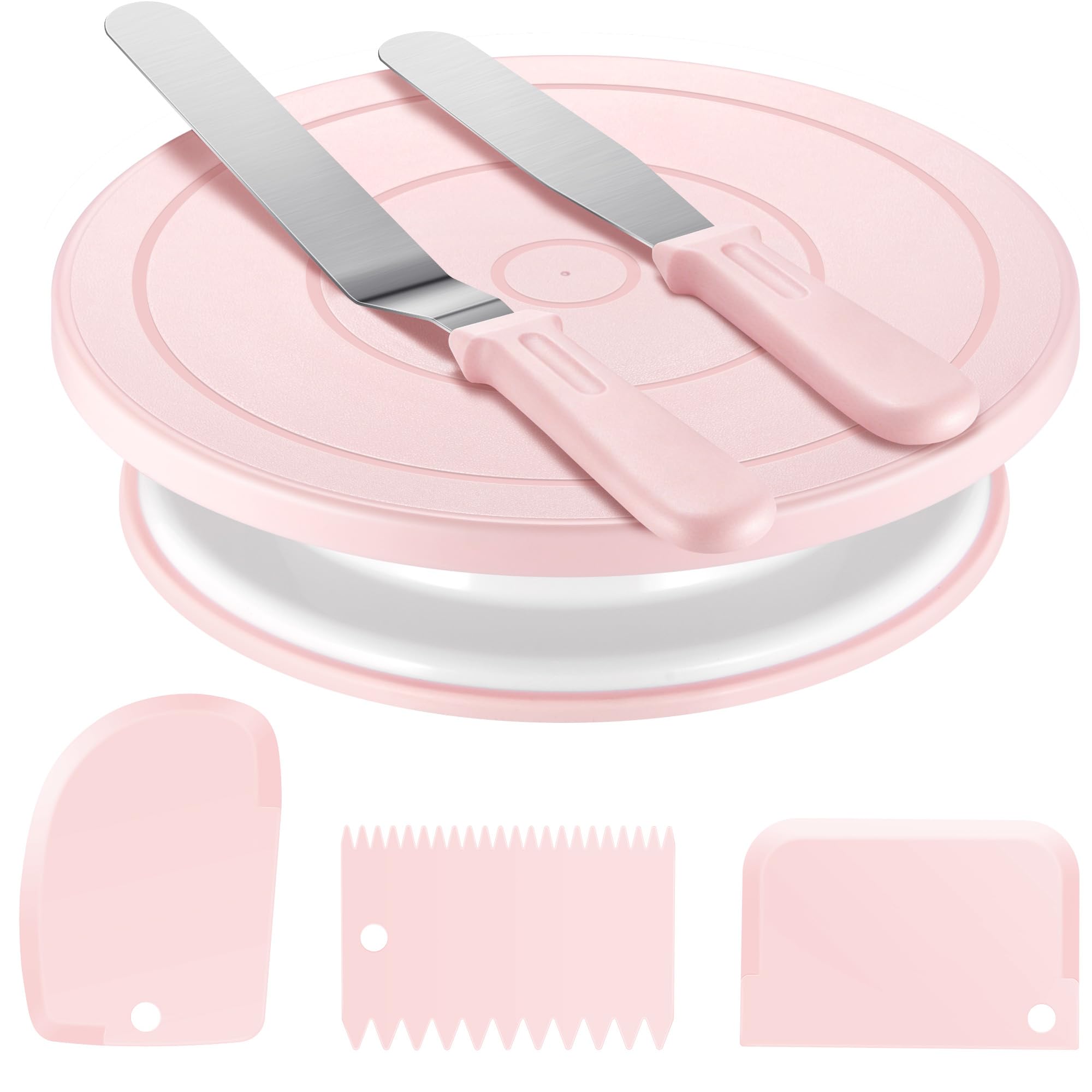 Photo 1 of Kootek Cake Decorating Kit with Turntable and Spatulas