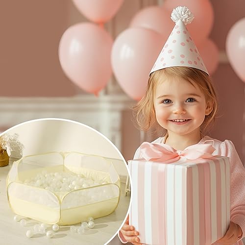 Miniatura 6 de Piscina de pelotas para bebés y niños pequeños, hogueras grandes desplegables para niños, perros, gatos, tienda de campaña de juegos con bolsa de