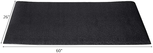 Miniatura 7 de Goplus Tapete de cinta de correr para suelos de madera dura, PVC impermeable de alta densidad, almohadilla protectora de piso para equipos de