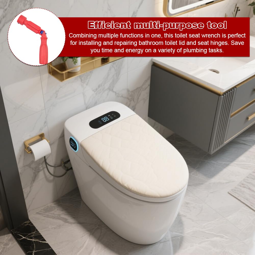 KUIZHEN Toilet Seat Spanner Plumbing Tools, Universal Toilet Seat Installation Key - Image 4
