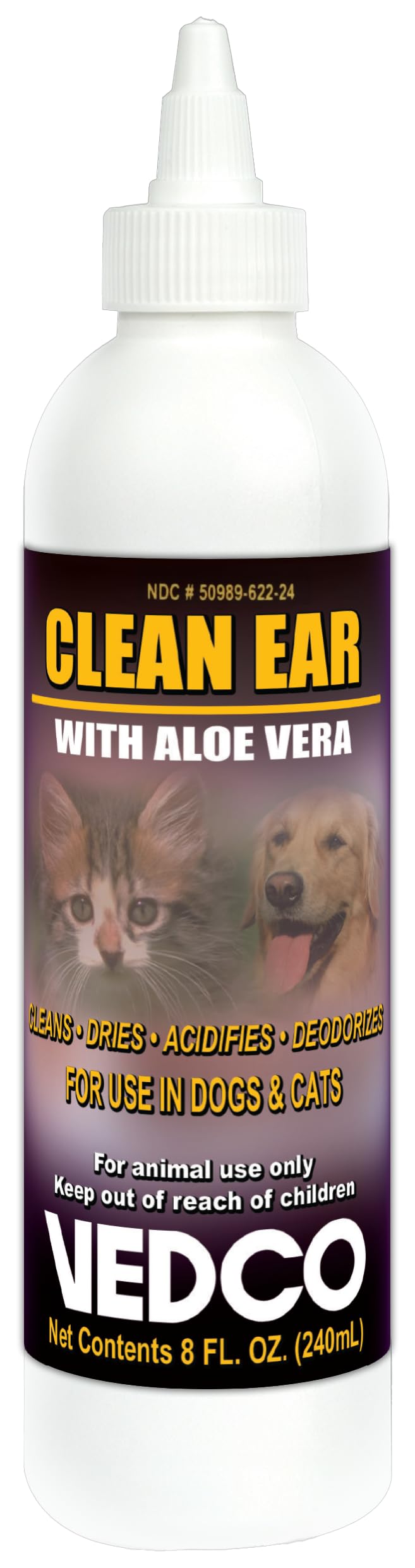 Clean Ear liquide de 236,8 g pour éliminer le cérumen sans irritation