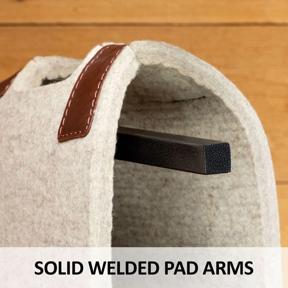 EASY-UP Pro Heavy Duty Swing Out Pad Rack | 180 Swivel Design, Heavy-Duty Construction, Space-Saving, 5 Large Pads Capacity, 7-Year Warranty |