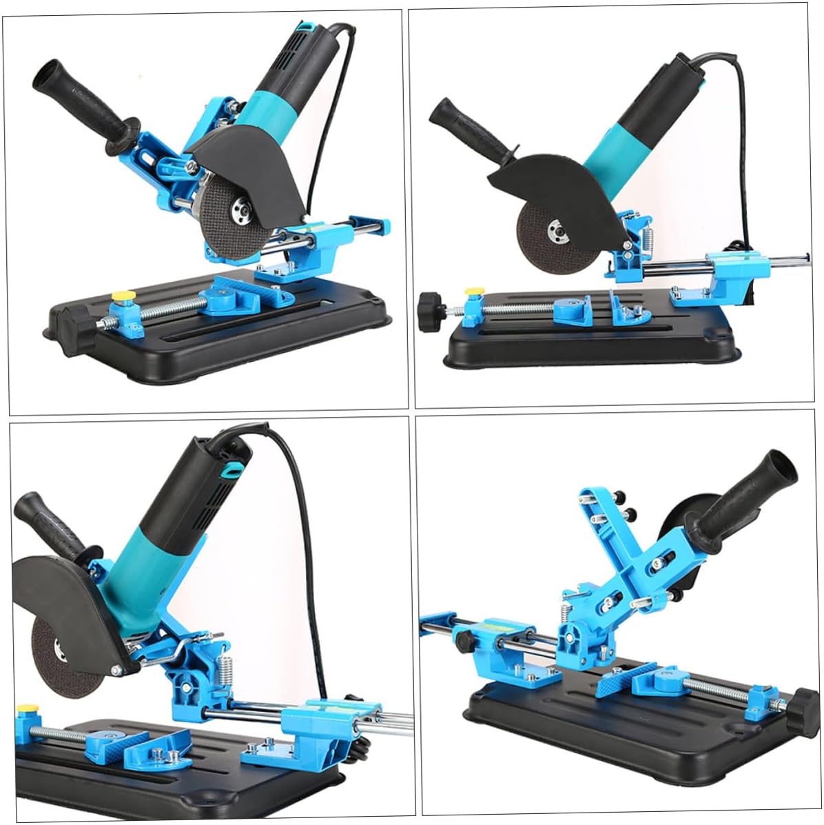 Angle Grinding Machine Stand with Adjustable Angle Bracket Polishing Machine Fixed Holder Rack for Power Tool Accessories and Grinding Applications