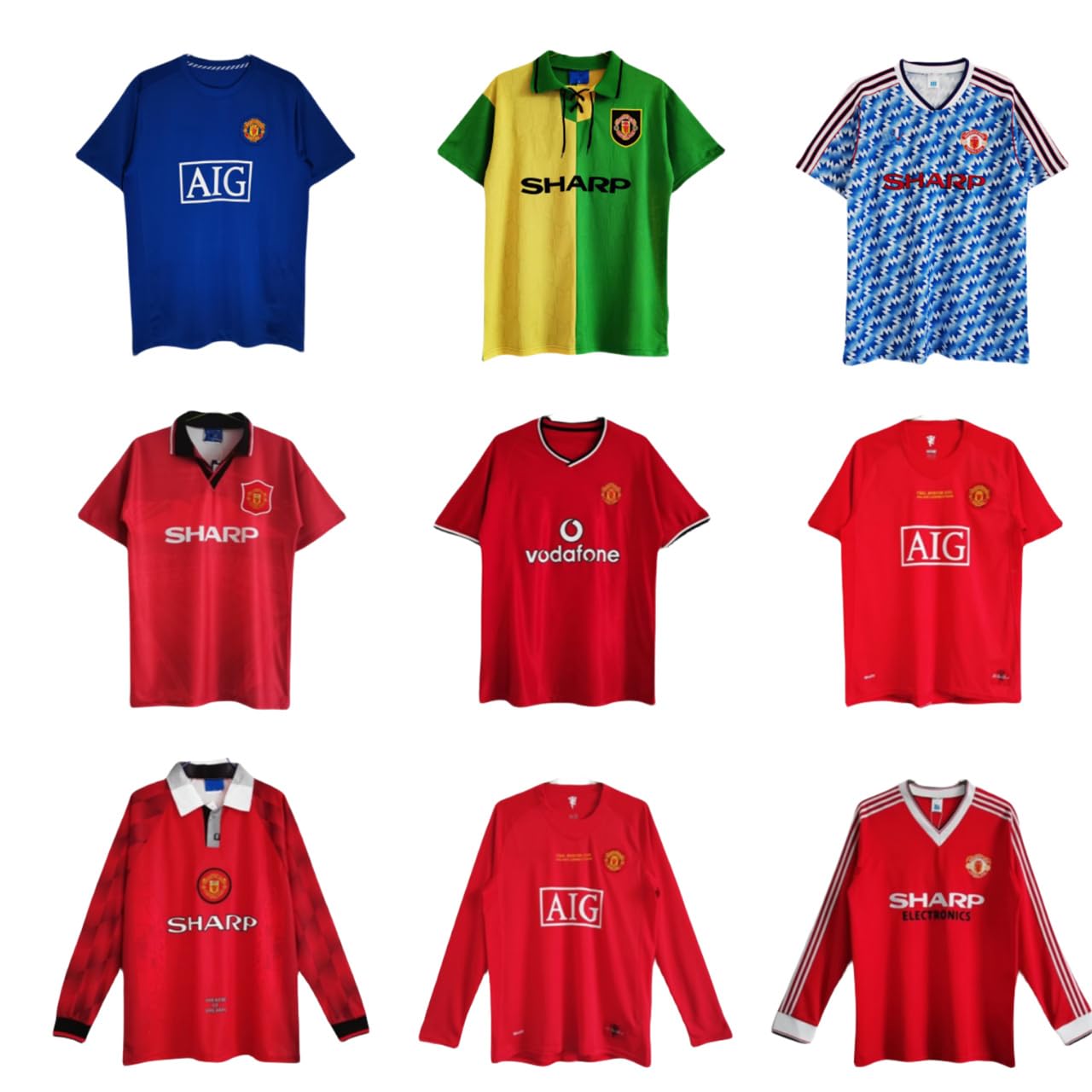 Amazon | 復古版 マンチェスター・ユナイテッド ユニフォーム 各年