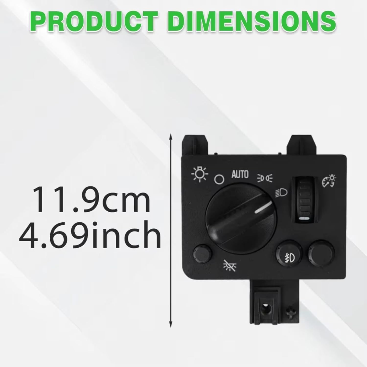 Car Headlight Switch Headlight Switch Lighting Switch Fog Light Switch 8209832080 20983208 20814347 for GMC for Canyon 2004-2010 2011 2012