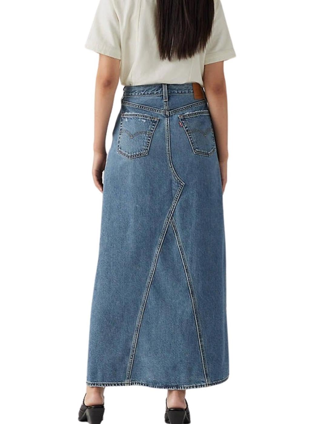 Levi'S Iconic Long Slit Falda Mujer (Pack de 1)