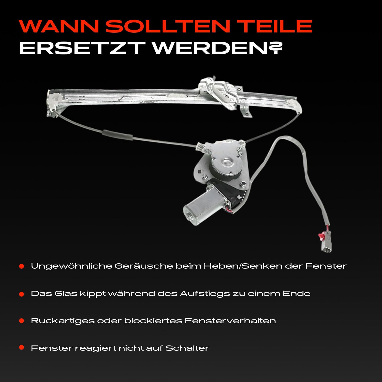 Frankberg Fensterheber Mit Motor Vorne Links Kompatibel mit Jazz II GD Schrägheck 1.2L 1.3L 2002-2008 72250SAAG03