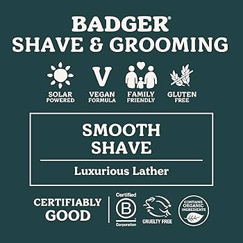 Amazon.com: Badger Shaving Soap Puck, Organic Moisturizing