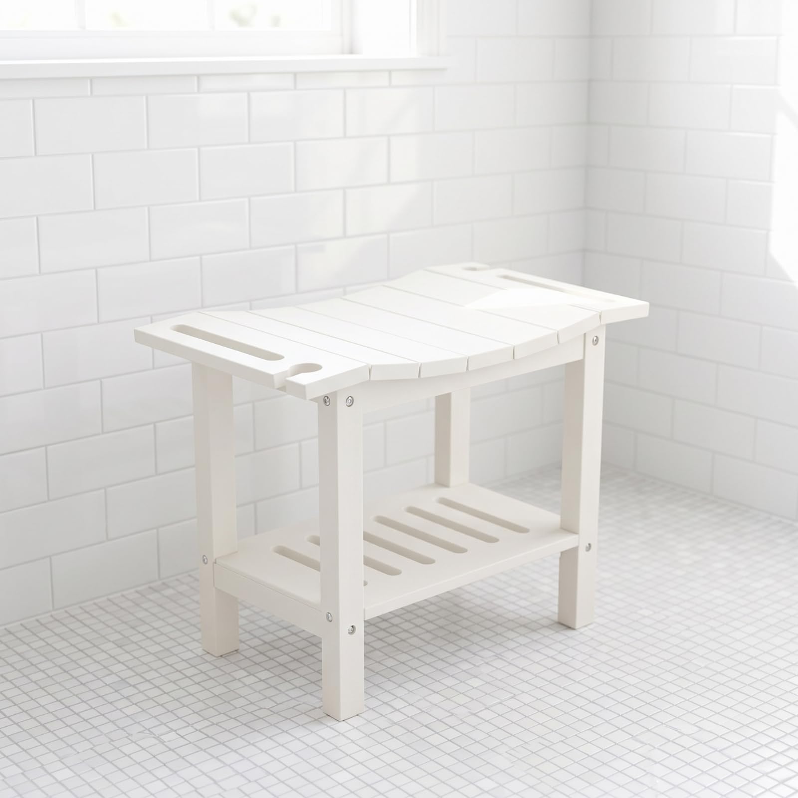 Colcolo Taburete Baño Impermeable Asiento, Marino