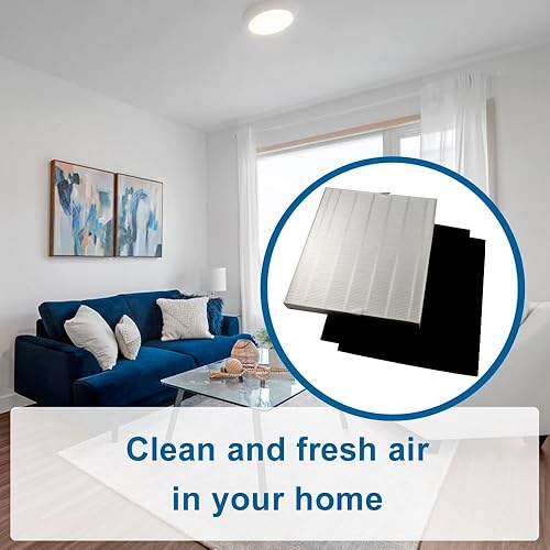 Miniatura 6 de HQRP AP-1512HH Filtro de repuesto compatible con Coway Airmega AP1512HH Mighty, AP-1518R Airmega 200M purificador de aire, parte 3304899, 1 filtro