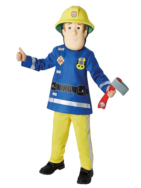 Rubie's - Disfraz infantil con diseño Fireman Sam, talla M (I-610901M)