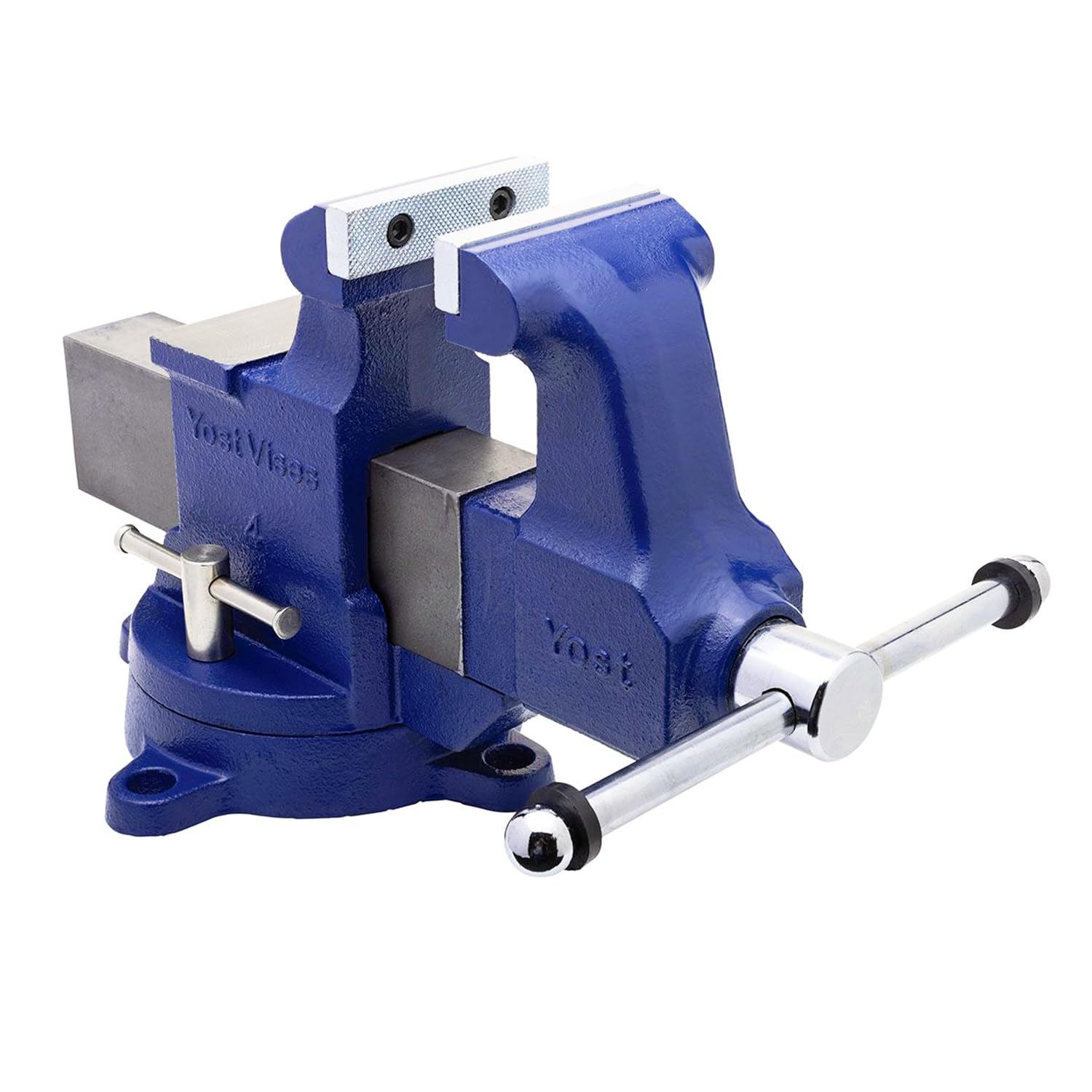 Yost Vises 204 4" Machinist Vise with 360-Degree Swivel Base 4 inches