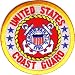 US Coast Guard Circle Patch - By Ivamis Trading - 3x3 inch