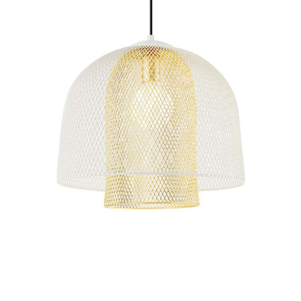 HYJAUSXB Chandelier, Chandeliers Modern Home Retro Ceiling Pendant Light E27 Source Metal Bird Cage Art Suspension Lamp Compatible with Living Room Dining Droplight(Yellow)