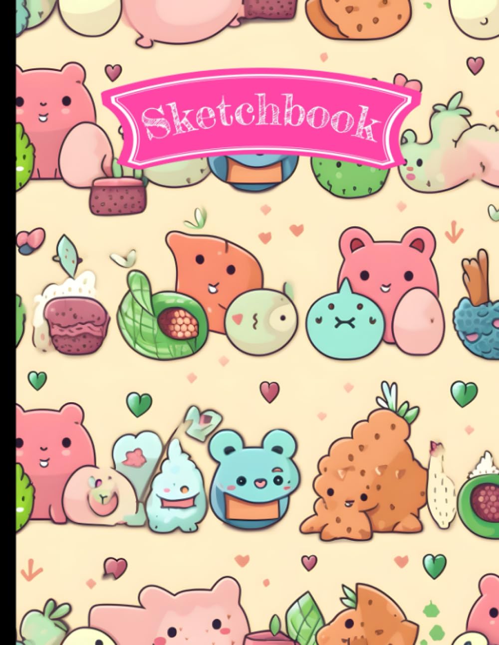 Sketch Book: Cute Wallpaper Design, High Resolution, 120 Pages, Big Size 8.5x11 Inches