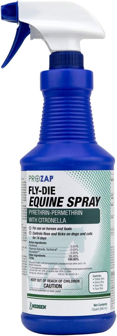 Prozap Fly-Die Equine Spray 32 Ounces