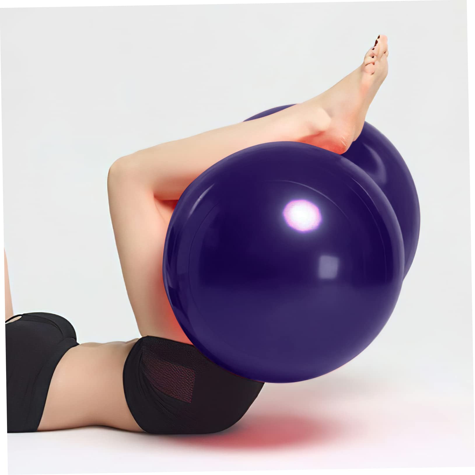 SOIMISS Bola de Yoga de PVC con Infladora Ejercicio y Masaje y Tonifica Músculos y Gimnasio