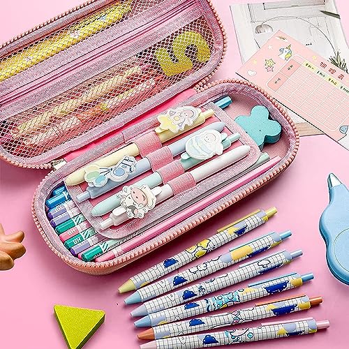 Image of Invite Cartoon Theme Pencil Case - 3D EVA Pencil Case Pouch, Multipurpose Zipper Pencil Case for Kids, Pen and Pencil Bag for School Kids, Girls, Stationery Storage Box(Rabbit Green Small)