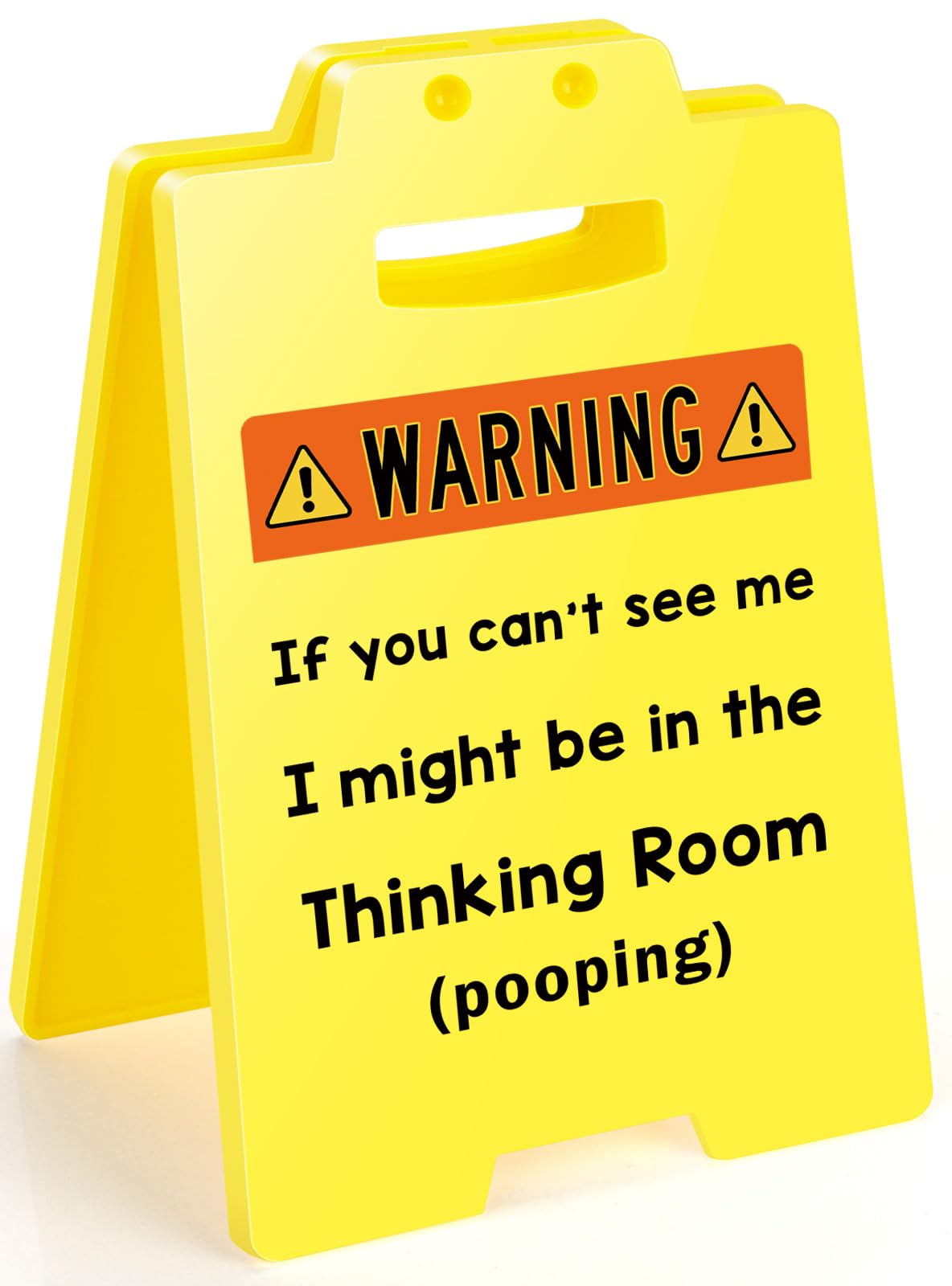 MBL Funny Office Decor Gifts - Small Fun Gag Desk Mini Warning Caution Sign Cubicle Decoration for Women Men Coworker Teammate Employee Boss Birthday Christmas