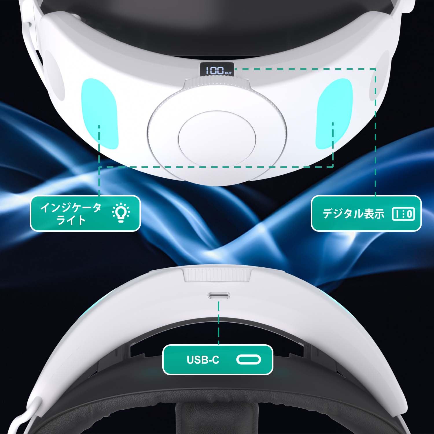 Amazon | [Iesooy] Quest 3/Quest 3S交換用ストラップ 充電機能付き 多