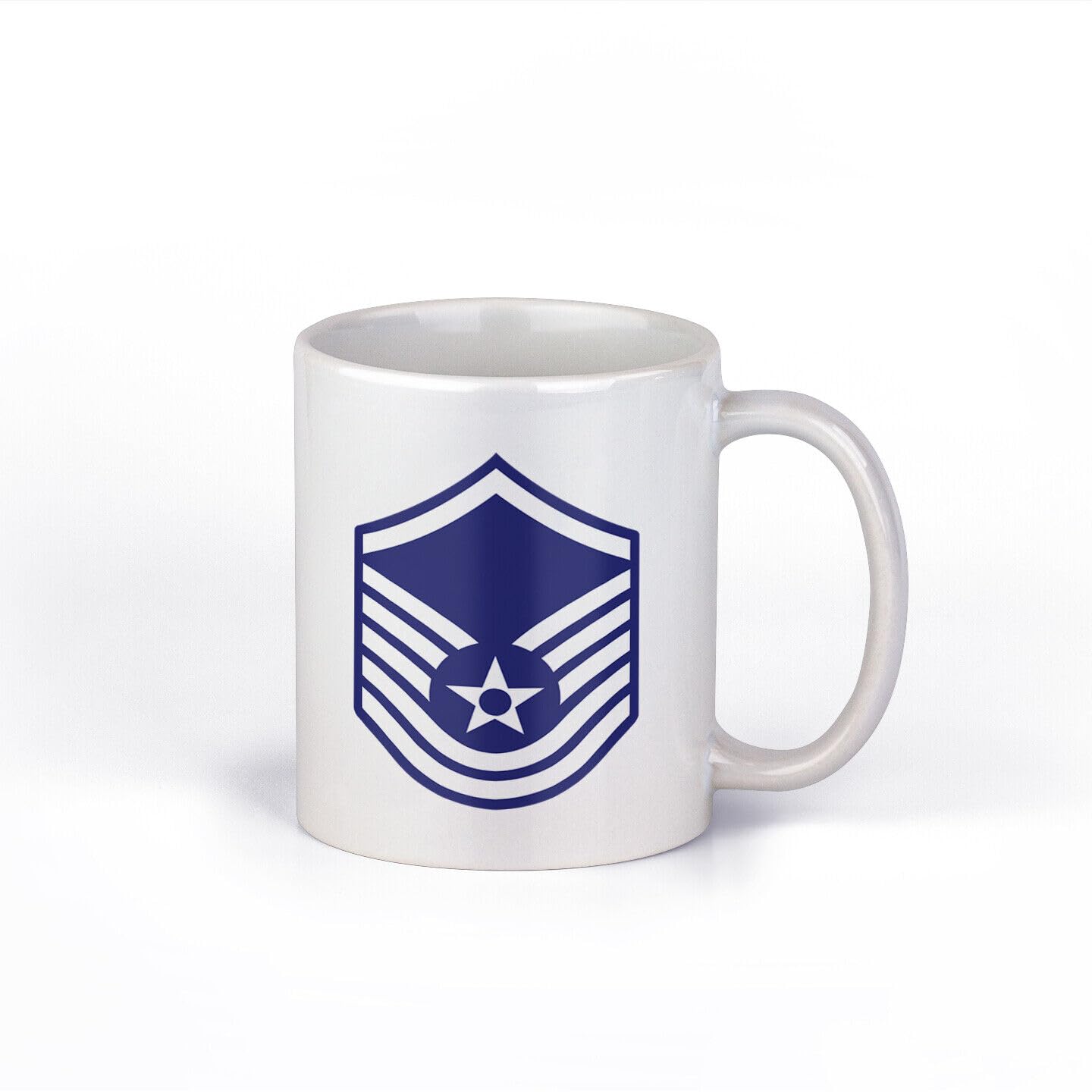 uniqx USAF E7 Msgt Master Sergeant Air Force Ceramic 11 Ounce Coffee Mug Printed Coffee and Tea Ceramic Mug- 11OZ Ceramic Coffee Mug 1564