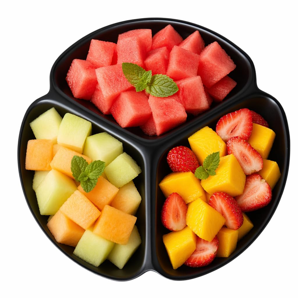 Plateau à dessert en céramique Lurrose pour buffets et soirées