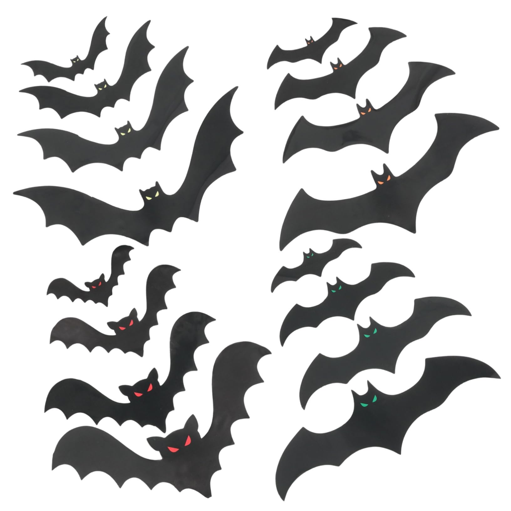 Decoraciones de Halloween para puerta de garaje magnéticas y ventanas exteriores