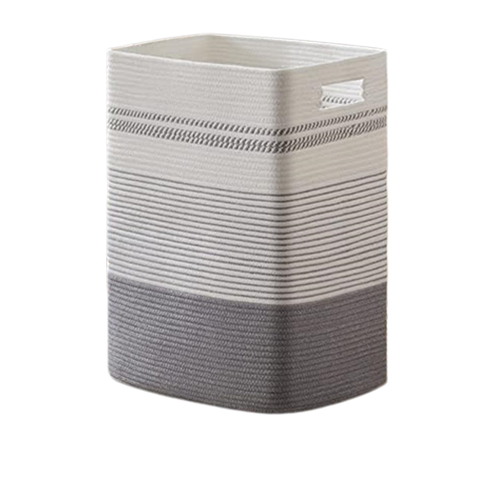 PANGBOER Natural Cotton Storage Bin Geometric Pattern Strong for Organizing Pillows Books Magazines and More Contemporary Decor Basket