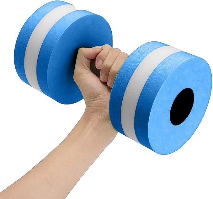 Mancuernas acuáticas espuma set de 2 para ejercicios en agua miniatura 2