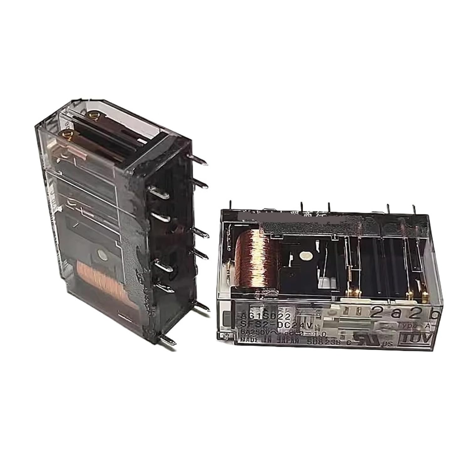Relay AG1S022-SFS2-DC24V AG1S052-SFS5-DC24 VSFS2-DC24V AG1S052 SFS5-DC24V Relay AG1S022 1Pcs(AG1S022 SFS2-DC24V)