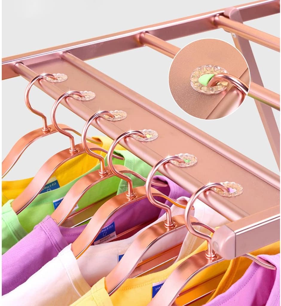 Aluminum Alloy Clothes Drying Hanger Floor Folding Rack Indoor Balcony Home Quilt