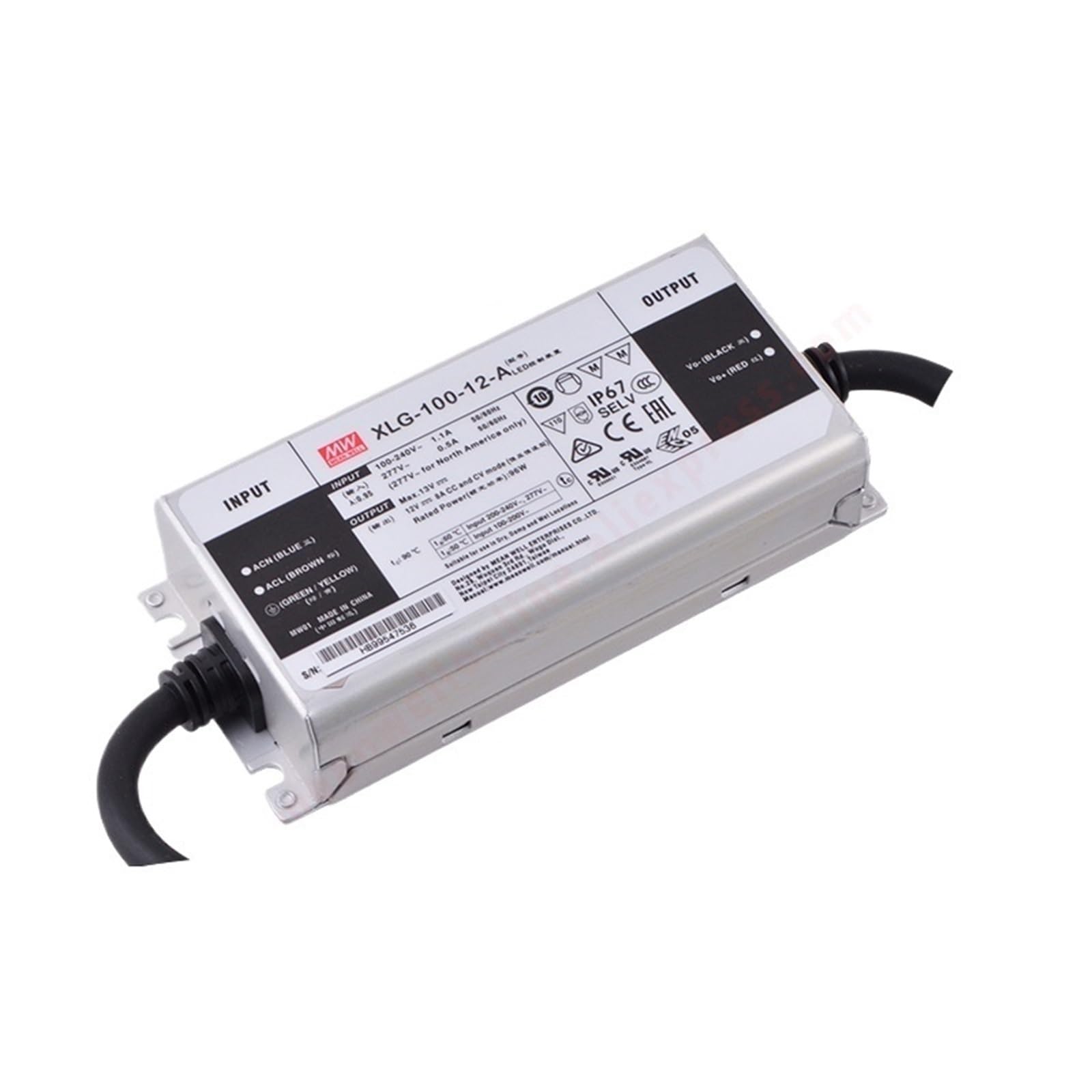 Sterownik LED XLG-100-12-A IP67 4-8A/8,4-12 V/96 W