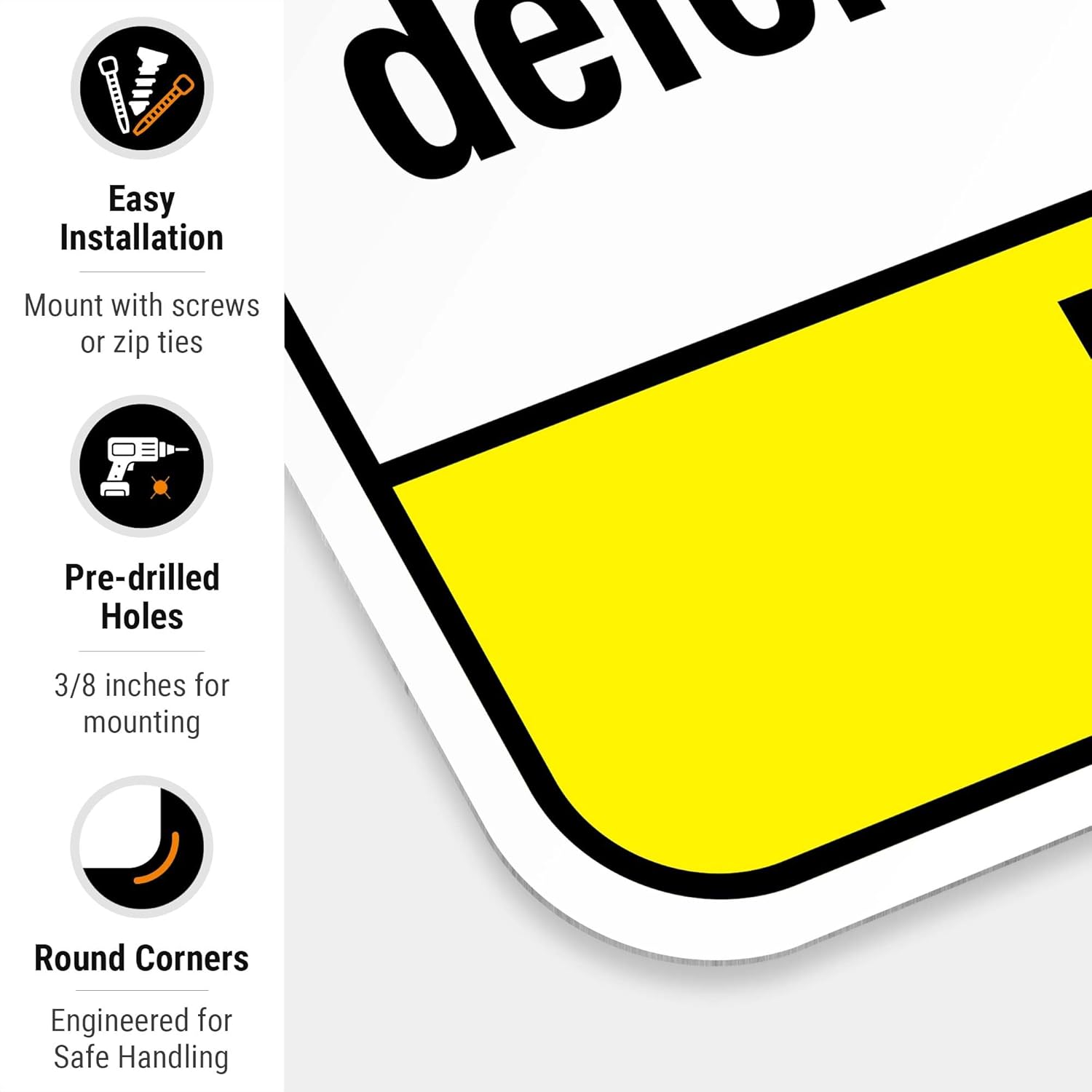 Do Not Enter Honey Bees Sting to Defend Their Hives Do Not Pass This Point Sign, 18x24 Inches, Rust Free .063 Aluminum, Fade Resistant, Made in USA