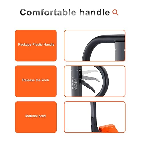 Miniatura 8 de Tory Carrier Manual Pallet Jack 5500lbs Capacidad, Pallet Truck de mano 48" L × 21" W Tamaño de la horquilla