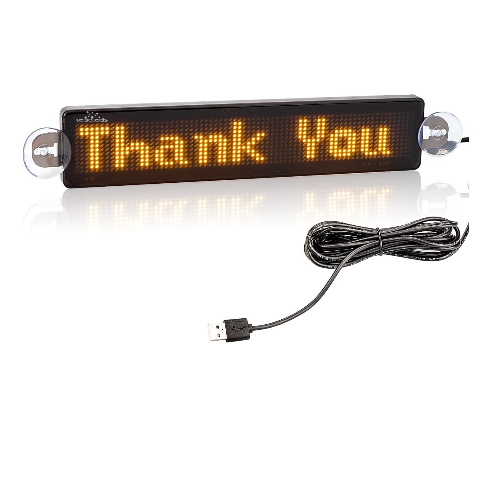 Pantalla LED para coche programable que soluciona la falta de visibilidad en camiones y bares