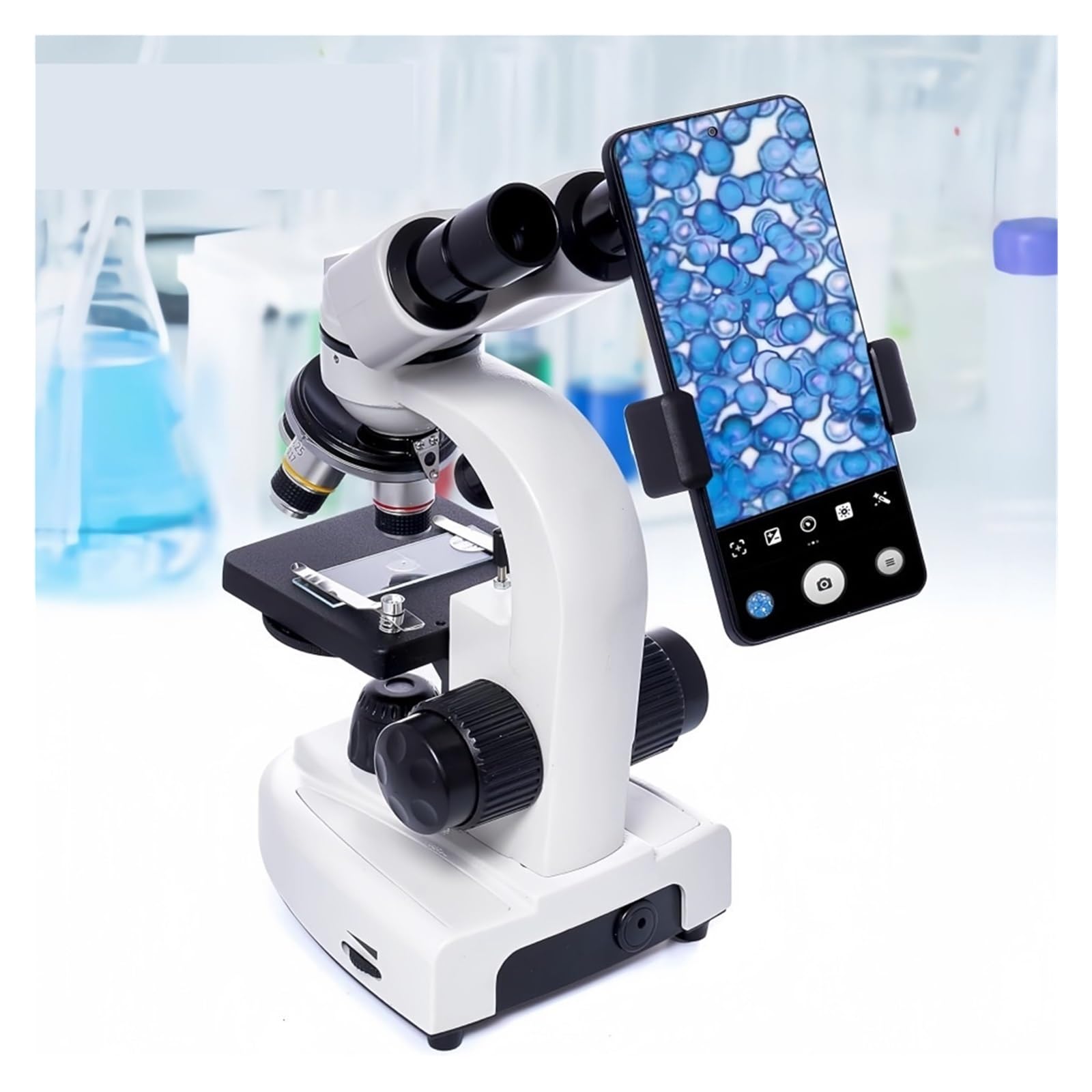 Mikroskop cyfrowy, Mikroskopia Biologiczna Zakres HD Cyfrowe Laboratorium Kompozytowe Z Okularem