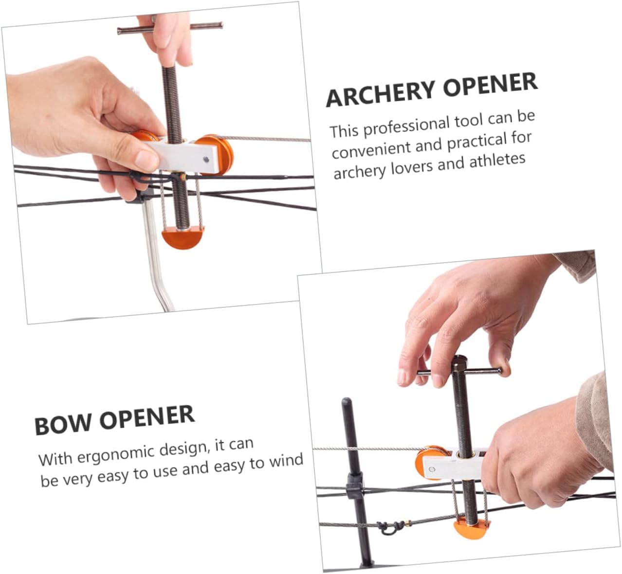 Creative Bow Opener Professional String Changer Tool Sturdy Steel Archery Accessory for Easy String Replacement and Adjustment for Archery Enthusiasts