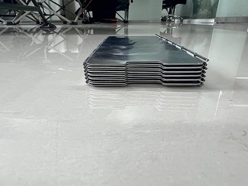 Miniatura 11 de Ohuhu - Parabrisas para estufa de campamento, pantalla de 81012 placas de aluminio plegable portátil para camping, parabrisas, pantalla de viento