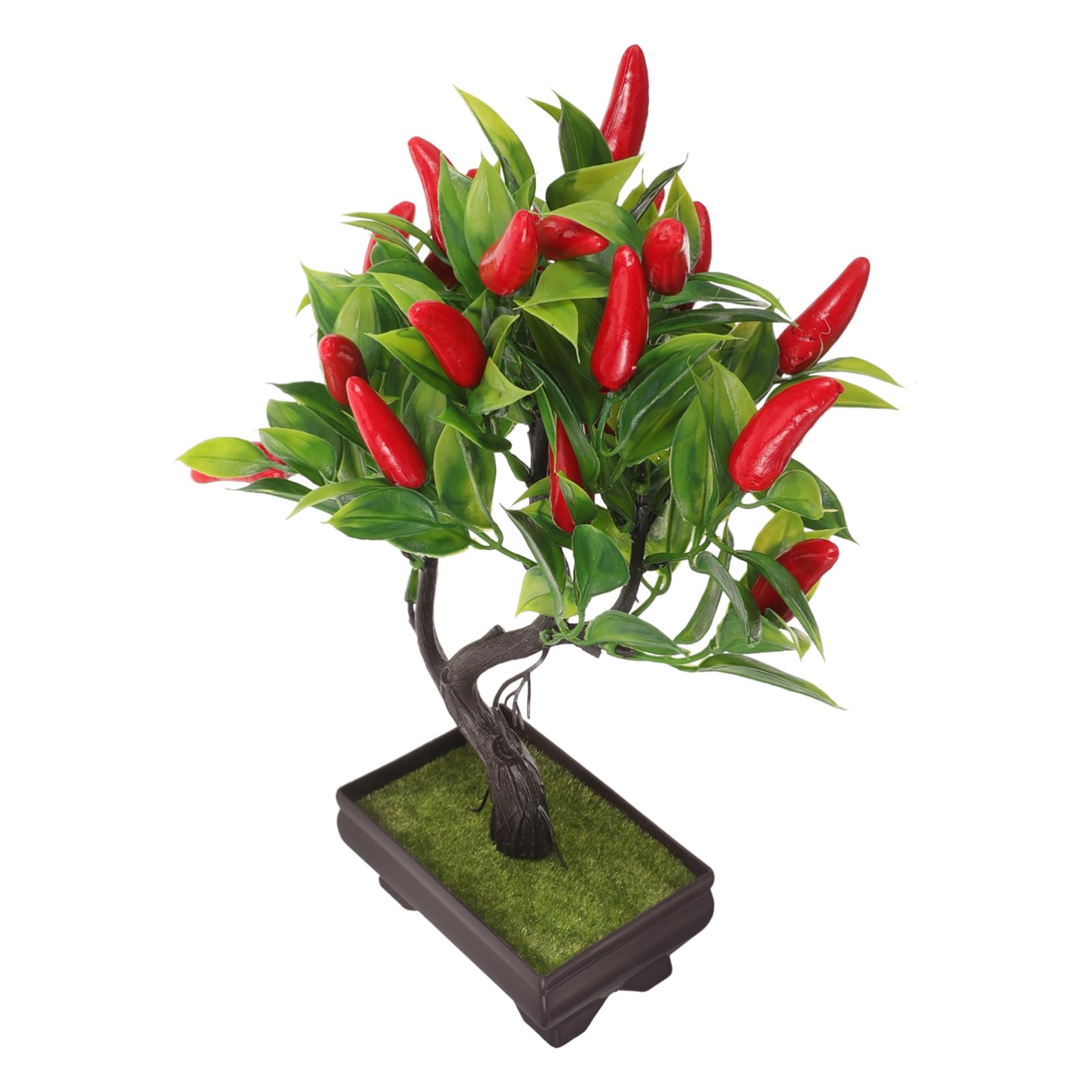 Gatuida 5 Pezzi Di Frutta Simulata Bonsai Decorazione Del Soggiorno Pianta Verde Da Tavolo Fiore Artificiale Piccoli Ornamenti Piccola Pianta Artificiale Palma Decorazione Frutta