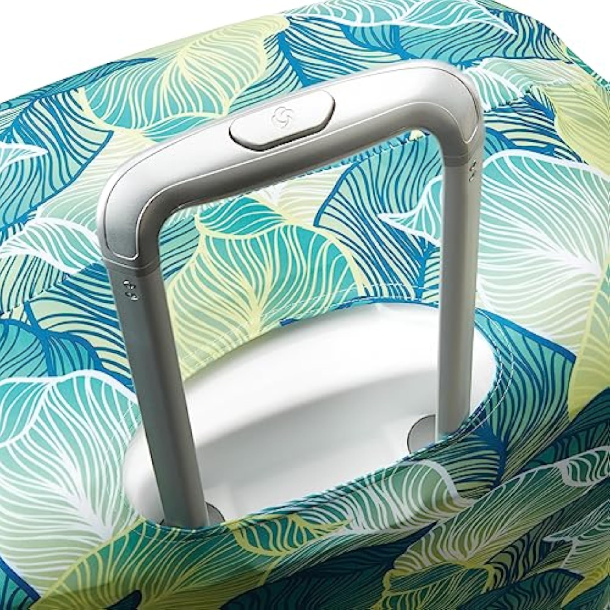 Luggage Cover, Leaf Print, Printed Luggage Cover