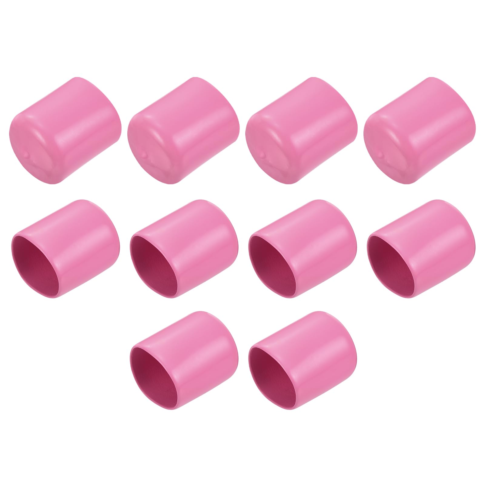 15 Capuchons Caoutchouc Rouges 36mm - Embouts De Protection Pour Filetage - Uxcell Neuf