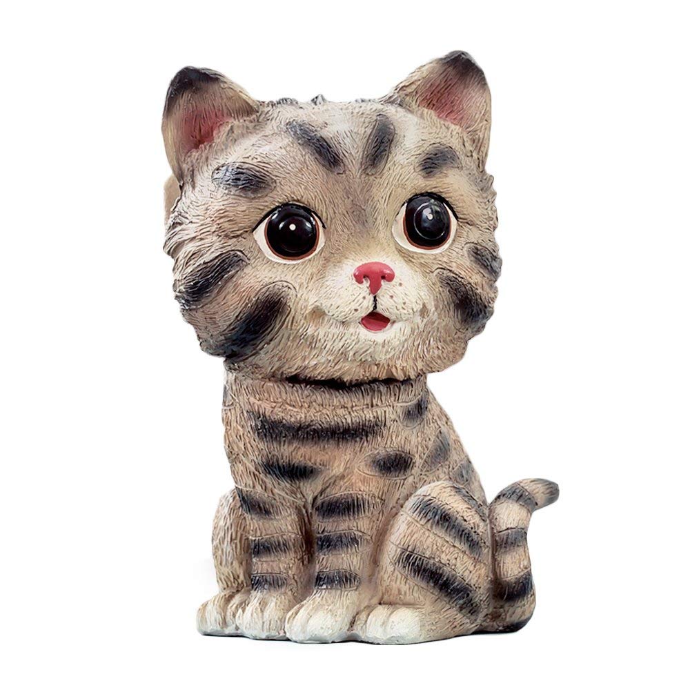 CHOOLD Cat Dog Shaped Resin Sunglasses Eyeglass Holder Display Stand (Gray Cat)