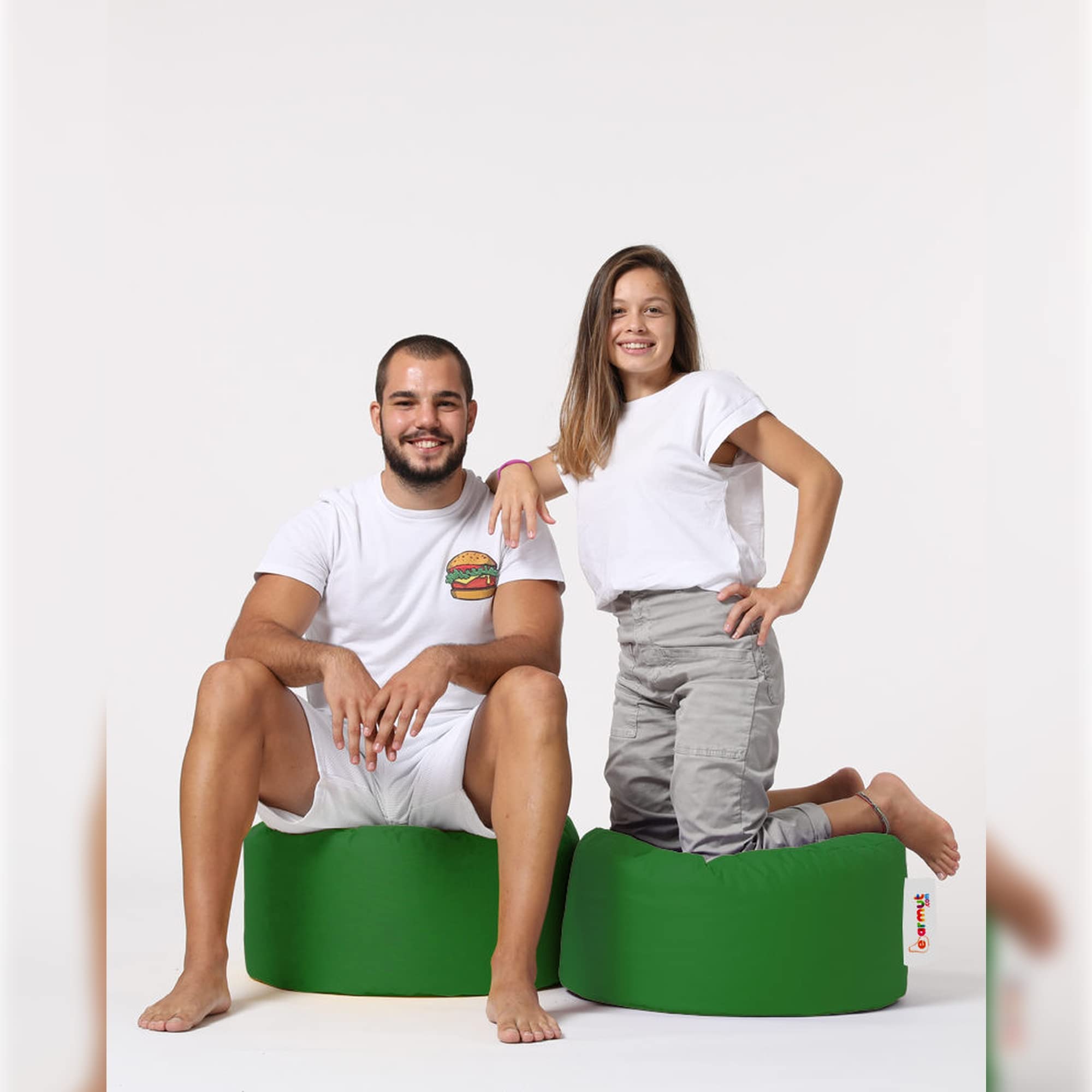 WELL HOME MOBILIARIO & DECORACIÓN Pouf da giardino verde