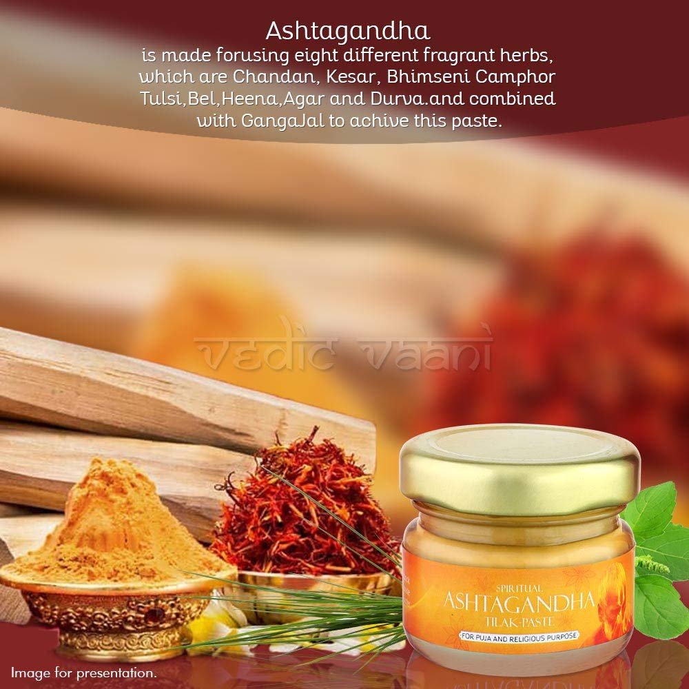 Vedic Vaani Ashtagandha Tilak Puja Paste (100 GM)