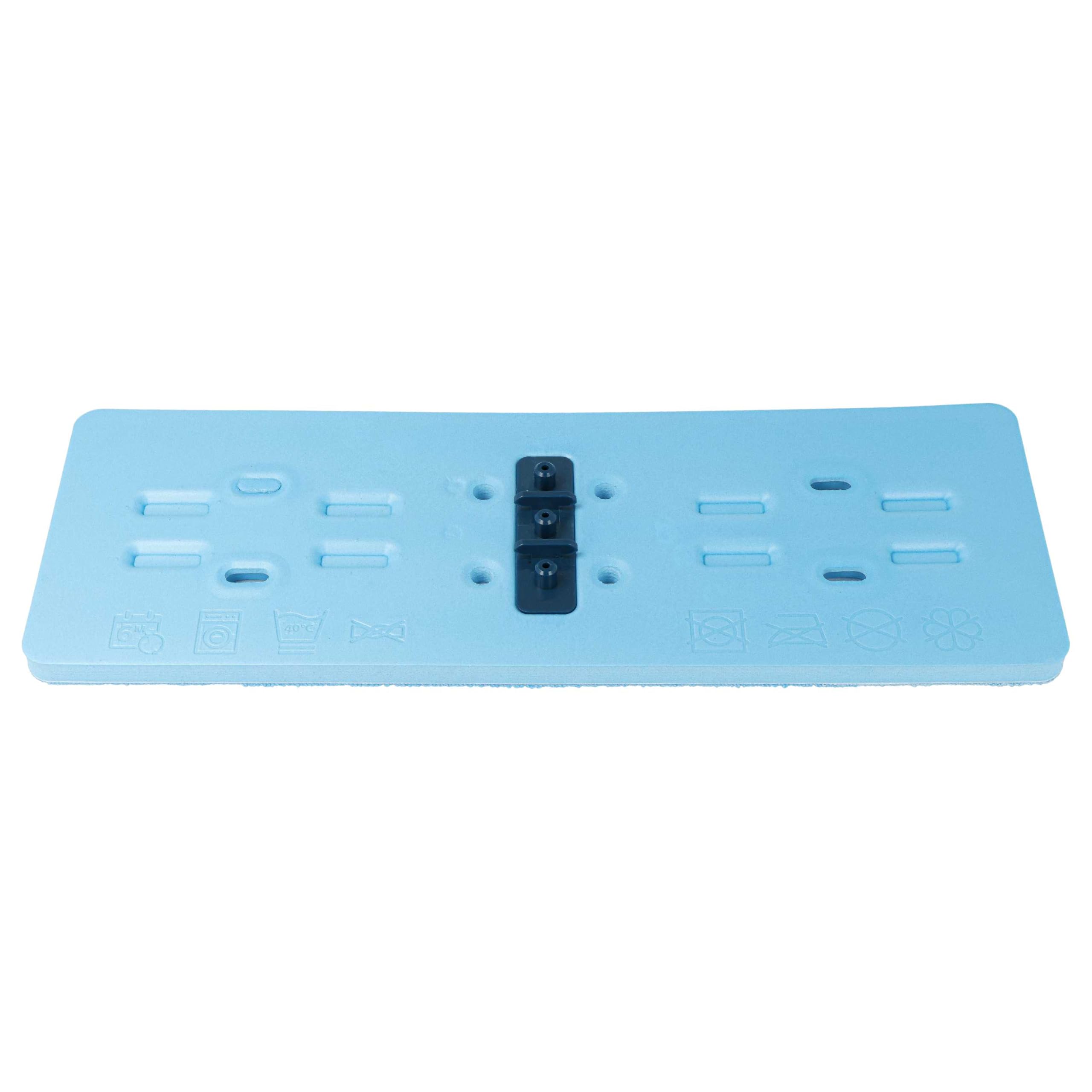 vhbw 2X Almohadilla de Limpieza reemplaza Philips XV1882/10 | para mopa - 34,5 x 12 x 1,3 cm