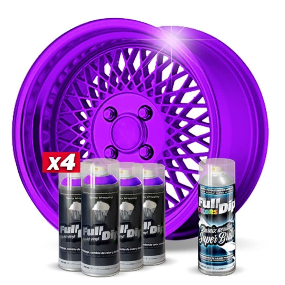 HQS Bomboletta di Vernice Spray Acrilica Colori Ral (Ral 4007 Porpora Violetto