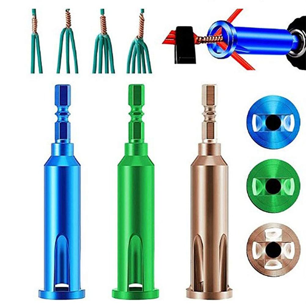 Buy Wire Twisting Tool, Wire Stripper and Twister, 4 Square 3 Way/5 Way