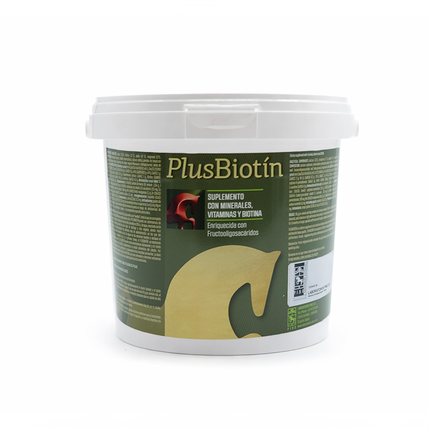 Laboratorios Pino Plusbiotin Suplemento Mineral-Vitamínico con Biotina para Caballos – Mejora del Pelaje y Cascos – Aporte Completo de Vitaminas y Minerales – Uso Diario – Envase 1 kg
